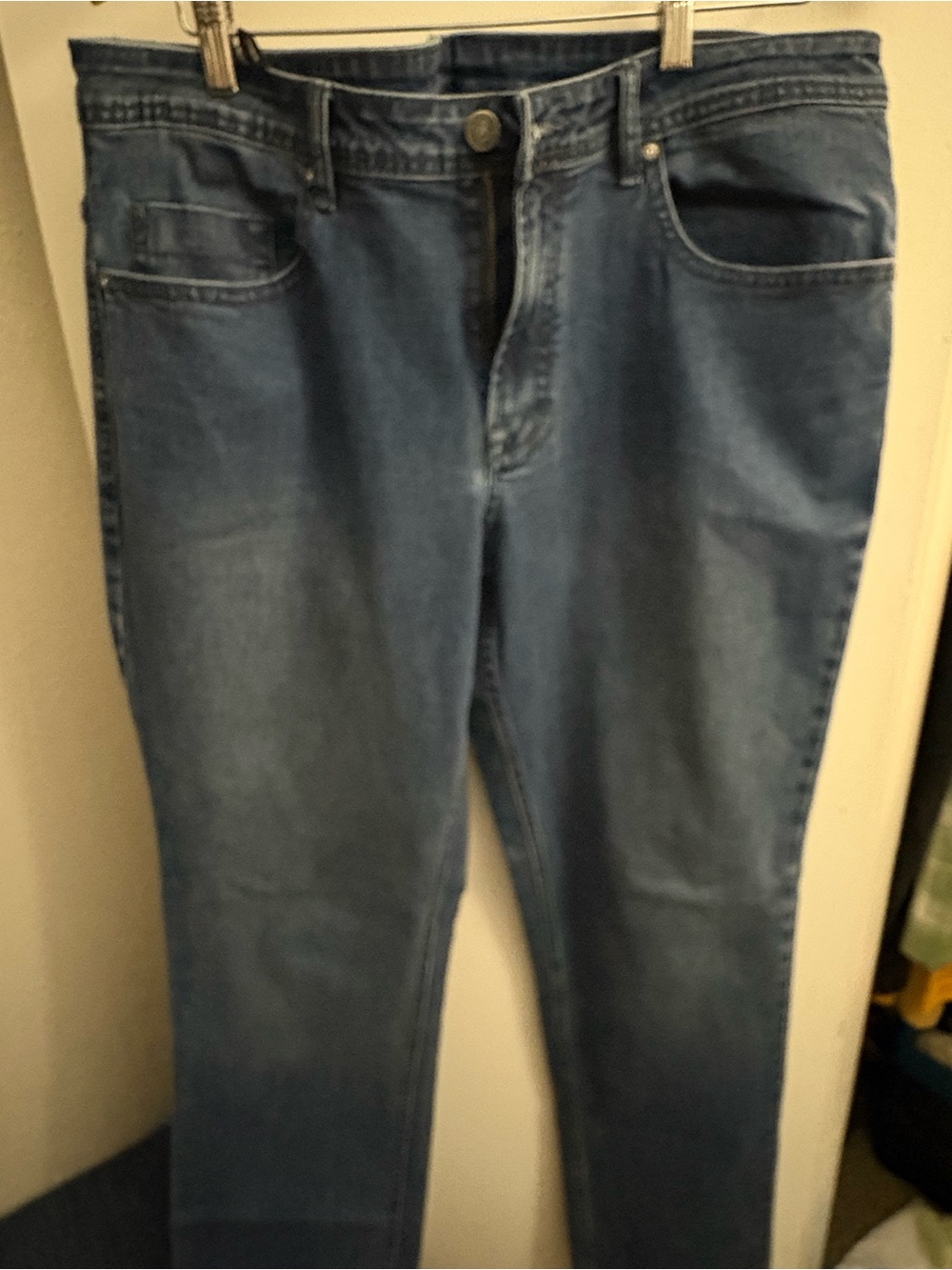 JACKSON Indigo Wash Straight Stretch Jeans